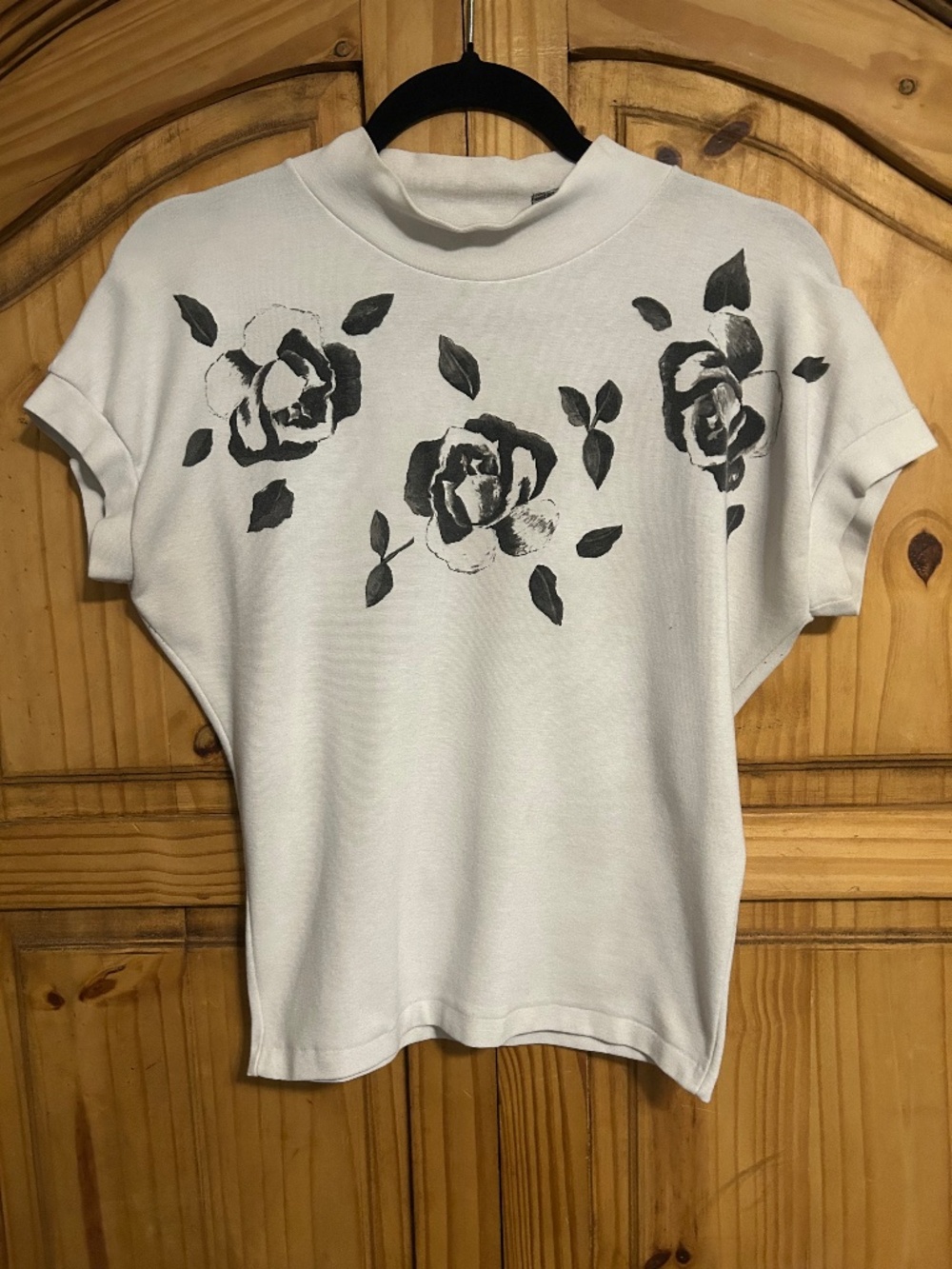 Limited Express Shirt with Black and white flowers